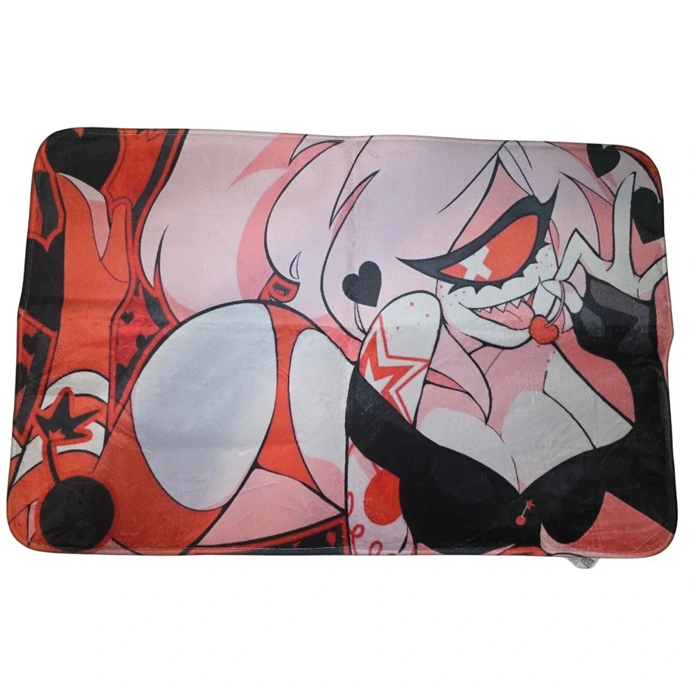 Cherri Bomb FLOOR Mat Desk Rug‎ Matches Hazbin Hotel Valentine's 2023 Playmat